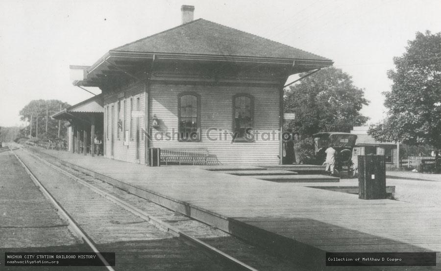 Postcard: Railroad Station, Falmouth, Massachusetts